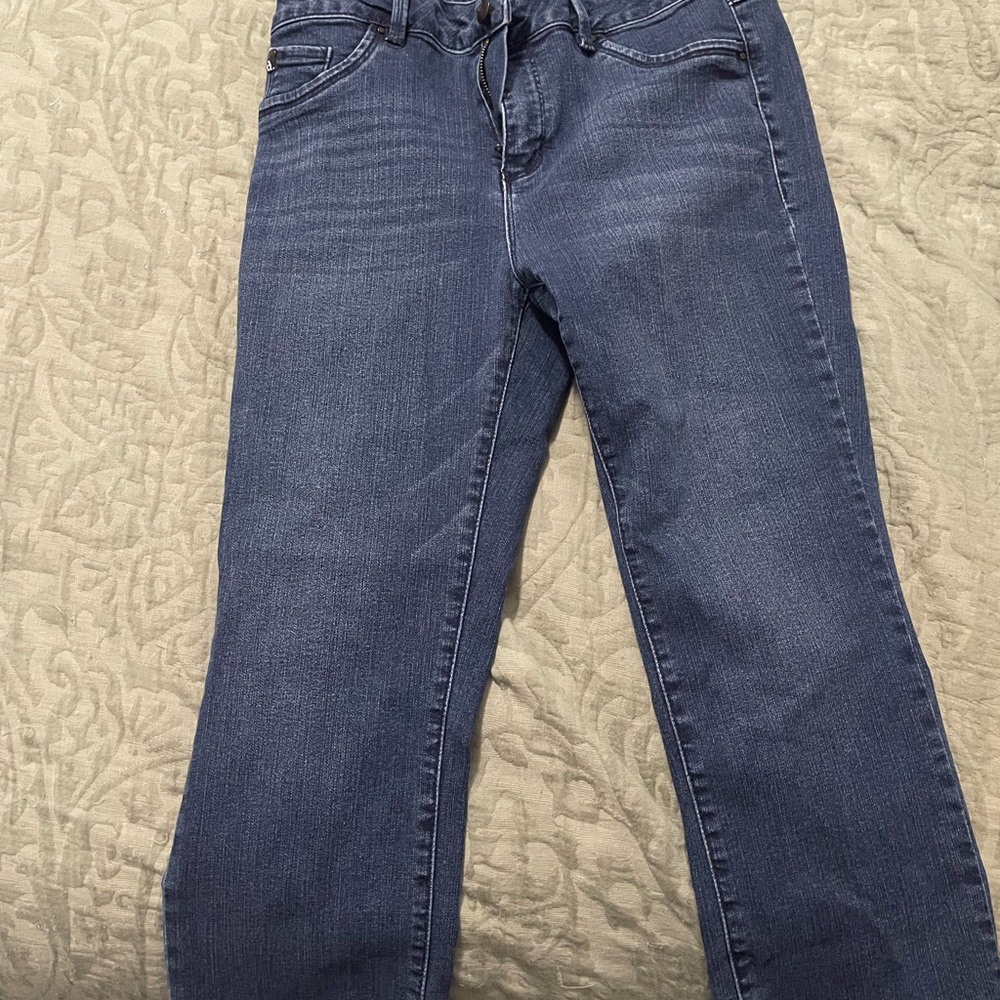 d. jeans Women's Cropped Ankle Jeans - Blue